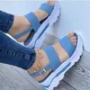 Сандалии Женщины легкие блюд обуви для летней платформы с каблуками Сандалия MUJER Casual A-01