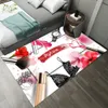 Alfombras Esmalte de uñas Lápiz labial Regalo Área de impresión HD Alfombra Sala de estar Sofá Alfombra decorativa Alfombra antideslizante Alfombras Envío directo R230717