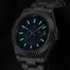 Großhandel Top Original R olax Watch Online-Shop Herren Log Type Night Glow Automatic Machinery Skywalker Steel Band Sky Dweller mit Geschenkbox 2F3V