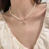 Pendant Necklaces Austyn Inlaid Zircon Shiny Butterfly Pearl Necklace Women Personality Fashionable Clavicle Chain Wedding Jewelry