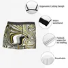 Underpants Cool Swirls Of Black Gold White Marbling Marbled Marble Pattern Panties Men's Underwear Shorts Boxer Briefs