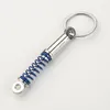 Keychains Car Keychain Modification Absorber Solid Color Handle Pendant Spring Suspension Decompression Gift