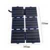 Batterier 150W Foldbar Solar Panel ETFE 5V12V Vattentät laddare Portable Mobile Power USBTYPECDC för utomhuscamping vandring 230715