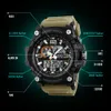 Wristwatches SKMEI S Shock Men Sports Watches Big Dial Quartz Digital Watch For Men Luxury Brand LED Military Waterproof Men Wristwatches 230716