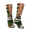 Calcetines de hombre Hip Hop Retro Leopard Shoe Crazy Compression Unisex Colección de dibujos Impreso Novedad Happy Crew Sock