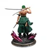 Anime Manga One Piece Figurine 35 cm Gk Santoryu Roronoa Zoro Double Tête PVC Anime Action Figure Collection Statue Modèle Enfants Jouet Cadeau L230717