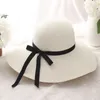 Summer Big Brim, Bow Knot, Sun Female Straw Outdoor Hat, Travel, UV Protection, Sun Protection