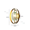 Wall Lamp Modern LED Glass Sconces Lighting Nordic Luxury Crystal Beside Bedroom Light Indoor Kitchen Fixtures