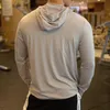 KAMB Sweatshirts met capuchon voor heren Outdoor Sneldrogend Vissen Jassen Voor Heren Zonnebrandcrème Kleding Hardloopbescherming Lange mouwen T