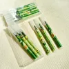 6pcs/set Avocado Kawaii Gel Pens Cute Korean Supplies Student Stationery Refill Unique Pen 0.5mm Black Ink School