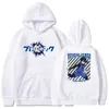 Herren Hoodies Männer Anime Blue Lock Hoodie Isagi Yoichi Sweatshirt Frauen Kleidung Hip Hop Männlich Top Y2k Kleidung Langarm Pullover