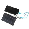 بطاريات USB Solar Panel Outdoor 5W 5V Portable Charger Pane Climbing Fast Polysilicon Travel Generator 230715