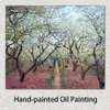 Alta qualità artigianale Claude Monet pittura a olio frutteto in fiore paesaggio tela arte bella decorazione della parete