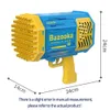 Pistola Giocattoli 8869 Fori Bolla Automatica Bolle Macchina Lanciarazzi Forma Ventilatore Sapone Per Forniture Per Feste Per Bambini 230617