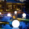 Boule lumineuse extérieur jardin étanche année décoration Rechargeable lampadaire couleur changeante barre natation