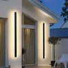 Lampade da parete Moderne luci a LED in acrilico montate su superficie per comodino Portico Specchio da bagno Apparecchio di illuminazione per lampada a bacchetta da esterno per interni