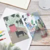 Блокноты Примечания 5pcs A5/A6 Planner 6 отверстий Цветовой индекс ноутбуков Страницы пластинки категории страниц пластиковой кольцо с кольцом кольца Связь канцелярские товары x0715