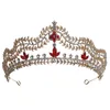 New Hot Bridal Crown Headwear Wedding Birthday Crown Headdress Pearl Retro Luxury Hair Bridal Crown Headwear goodlooking L230704