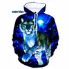 Heren Hoodies 2023 Mode Mannen/Vrouwen Koppels 3d Print Dromerige Tijger Casual Sweatshirt Hoodie