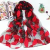 Foulards Soie Écharpe Femmes D'été Breeze Léger Sheer Wrap Et Châles Bandana Plage Organza Gaze Dentelle Écharpe Creuse 230717