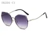 Okulary przeciwsłoneczne kobiety luksusowe okulary przeciwsłoneczne dla damskiej mody kobiety okulary przeciwsłoneczne UV 400 Trendy Ladies Sunglass Oversited Rimless Designers Sunglasss 5k2d2