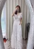 Ny S-Ef-Portrait White Mint Lace Ribbon Midi Dress