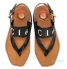 designer slippers adorns the inner sole The easy slip-on design makes this flat a summer essentia