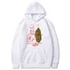 Doner kebab ogräs hoodies män kvinnors huva tröja 2022 mode hip hop länge ärm pullover japansk streetwear