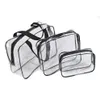 Designer-transparenta PVC-väskor Travel Organiser Clear Makeup Bag Beautician Cosmetic Bag Beauty Case Toalettetry Make Up Pouch Wash BA334G