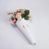Emballage cadeau Arrangement floral Sac en papier Kraft Carry Sac à main Paniers Emballage Bouquet Floral Saint Valentin Emballage