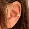 Backs Earrings 1Pcs Earcuff Leaf Stars Clip Fake Piercing Ear Cuff Without Hole Clips On Ears Earring Star Cartilage