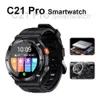 C21 Pro Smartwatch 1.39 inç dokunmatik ekran akıllı izleme AI kalp atış hızı Akıllı izleme kan oksijen dedektör bileziği android iOS telefonları perakende kutusunda