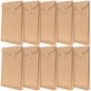 Embalagem para presente 10 unidades Pasta de papel kraft Pastas Envelope Fecho de cordão Envelopes Organizador de arquivos Bolsa para documentos Suporte para escritório