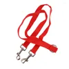 Dog Collars Pet Walking Lead Bungee Coupler Leashes Double Chain Elastic Dogs Leash Splitter Tow Belt Chest Strap