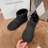Tasarımcı Bot Kadın Deri Botlar Örgü Rahat Avustralya Patika Süet koyun derisi kısa mini yay haki siyah beyaz pembe lacivert açık spor ayakkabı