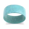 Bangle HAHA&TOTO Statement Synthetic Turquoise Bracelet For Women Girls Fashion Jewelry Accessory Party Wedding Prom