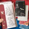 Blocos de Notas Notas 86 Folhas Portáteis Línguas Estrangeiras Livro de Palavras Vocabulário Memória Caderno de Estudo Japonês Papelaria Escolar Suprimentos para Estudantes x0715