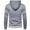 Felpa con cappuccio da uomo Nero Bianco Verde militare Rosso Blu navy Con cappuccio Blocchi di colore In pile Fantastico Casual Indispensabile Abbigliamento invernale Felpe con cappuccio Felpe