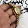 Luxus R olax Herrenuhren im Angebot Automatische mechanische Uhr Damen Gold Mann Fünf Perlen Full Motion mit Geschenkbox