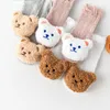 Cartoon Bear Baby Mesh Socks Summer Breathable Thin Mid Tube Sock for Newborn Boys Girls Cute Doll Infant Socks Calcetines