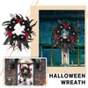 Dekorative Blumen Halloween Simulation Augapfel Kranz Verdorrte Zweig Erschreckende Festival Party Requisiten Anhänger Geist Atmosphäre Decorat M6C3