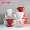 Kaffeegeschirr-Sets Japan Hario Filterbecher V60 Harz Tropfhandstanze Kaffee VD 01 02 Werkzeug 230717