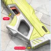 Sand Play Water Fun 2033 Full Electric Automatic Storage Gun Portable Children Summer Beach Outdoor Fight Fantasy Toys for Boys Kids Game 230617