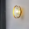 Wall Lamp Modern LED Glass Sconces Lighting Nordic Luxury Crystal Beside Bedroom Light Indoor Kitchen Fixtures