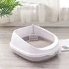 その他の猫のサプライペットトイレベッドパンアンチスプラッシュキャットリッターボックスチャットアレンロWCガトスカイザデアアアアアアアアアアアラガトバクAリティエールチャットペット製品230715