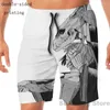 Tute da uomo Summer Funny Print Canotte da uomo Canotte da donna The Ancient Magus Bride X2 Board Pantaloncini da spiaggia Set Gilet senza maniche Fitness