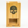 Игры на открытом воздухе Bamboo Dice Tower складываемой деревянный кубик роликовой замок Rolling Case для DND Board Game D D RPG 230715