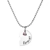Pendant Necklaces Necklace 3pcs Friend Women Forever Love Break Heart Pendent Jewelry