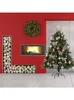 Décorations de noël support de Base d'arbre trépied en fer pliable facile à installer et à stocker support 40/50/60 cm accessoires ménagers