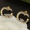 Ladies Retro Eardrops Chic Charm Vintage Gold Appariscente Gioielli Classy Simple Hollow Classic Jewelry Copricapo con confezione